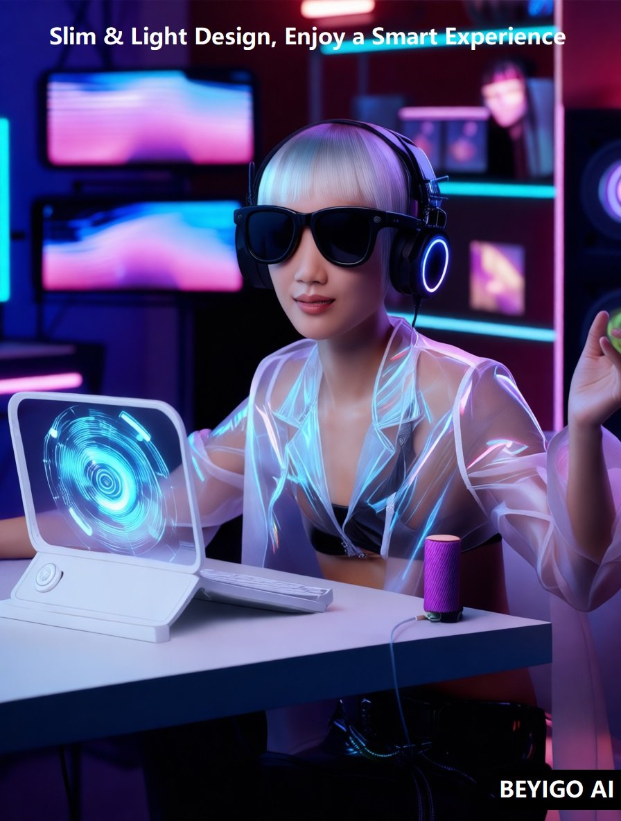 BEYIGO AI Live-Streaming - Content Creator Glasses